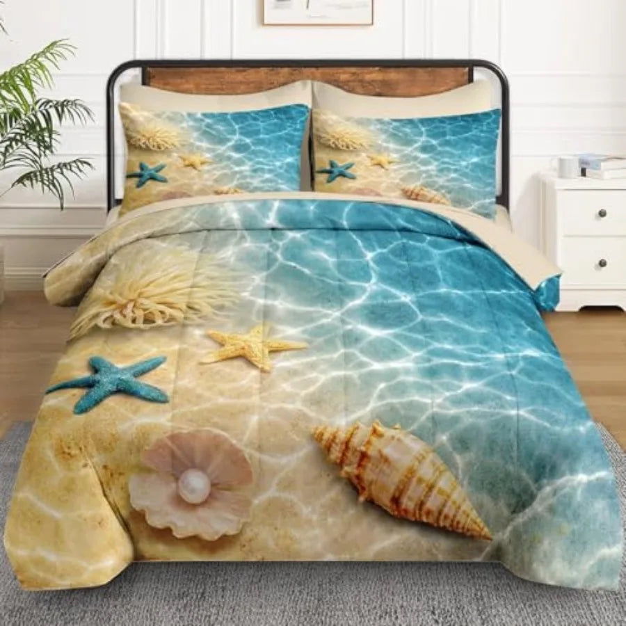 Premium Jacquard Comforter Set With Pillowcases And Shams