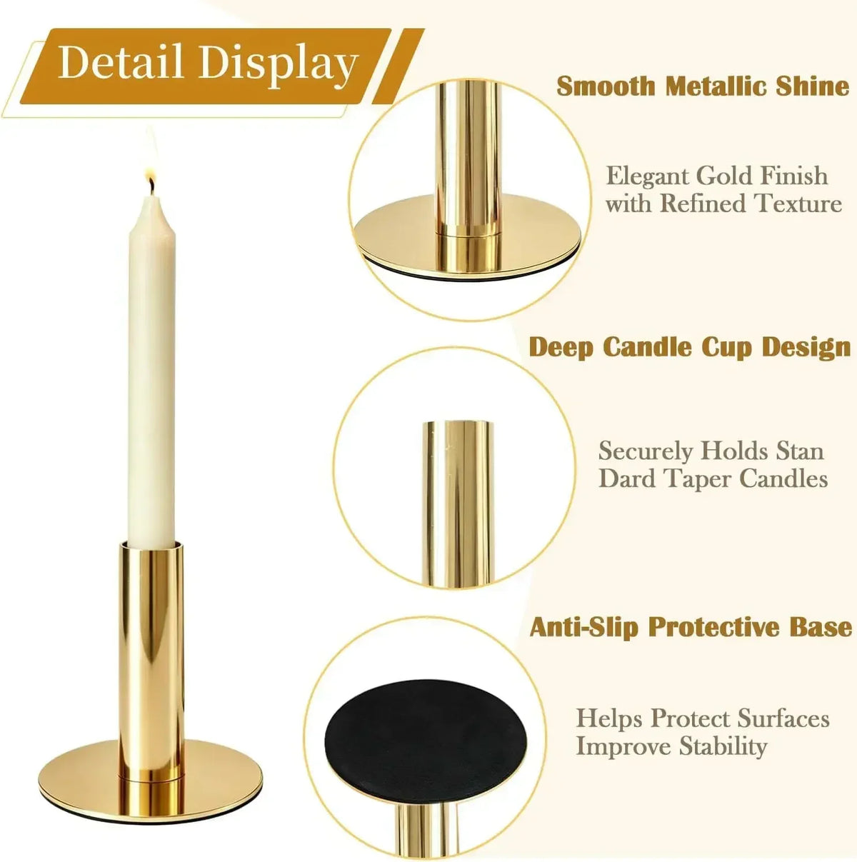 Vincigant Candle Holders For Wedding Centerpieces And Table Decor