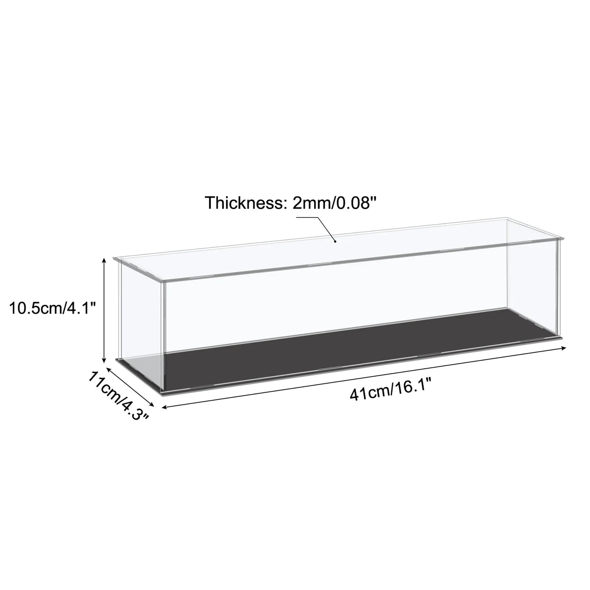 Assembled Acrylic Display Case For Collectible Figures