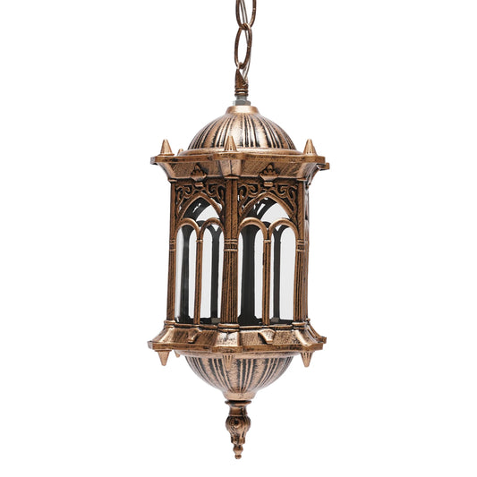 Vintage Industrial Metal Pendant Hanging LED Light Outdoor Garden Decor