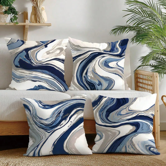 Minimalist Geometric Abstract Throw Pillow Covers For Modern Home Decor