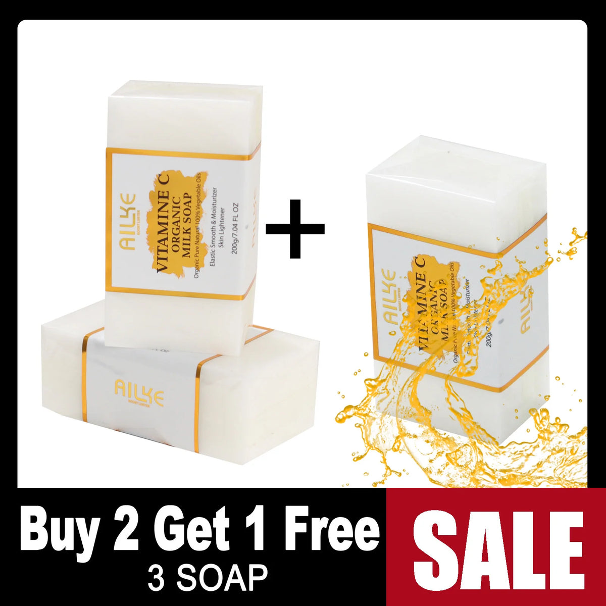 AILKE Vitamin C Set For Brightening And Even Tone Skincare Trio
