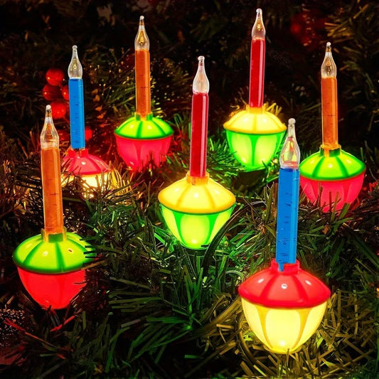 Joyfy Vintage Christmas Bubble String Lights for Holiday Decor