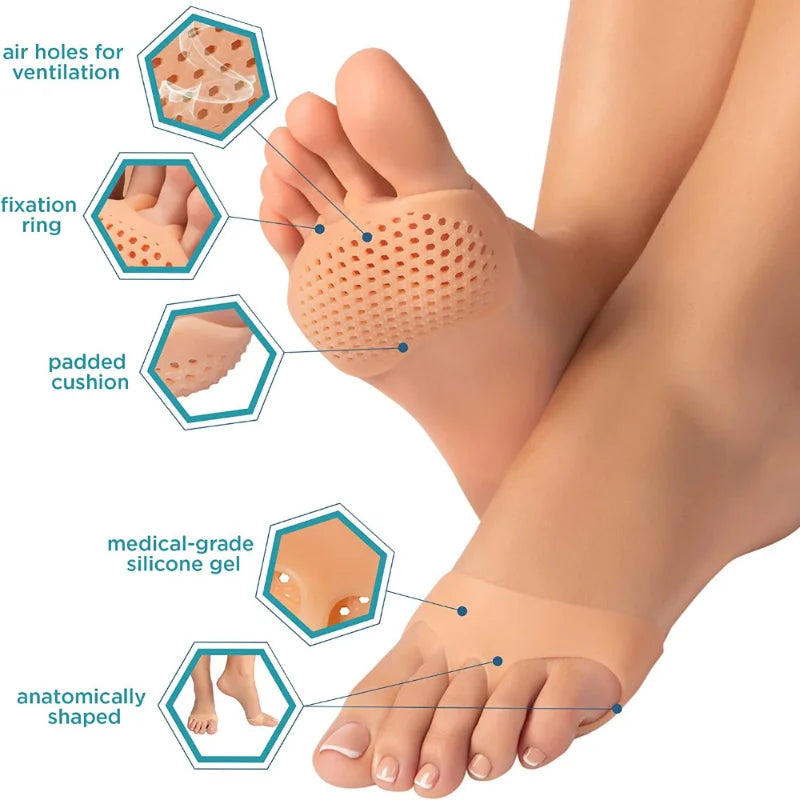 Silicone Gel Toe Separator For Bunion Correction And Relief