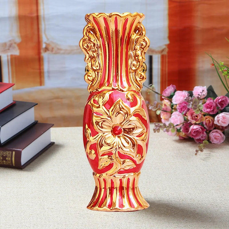 Luxury European Ceramic Decorative Vase for Elegant Home Decor