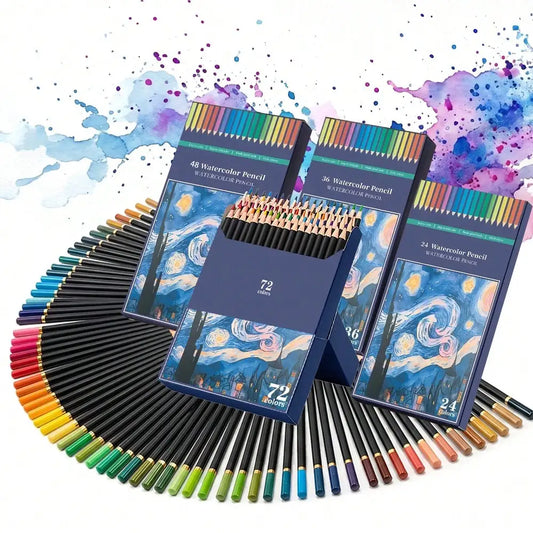 Professional Water Soluble Colored Pencils With Soft Core For Drawing