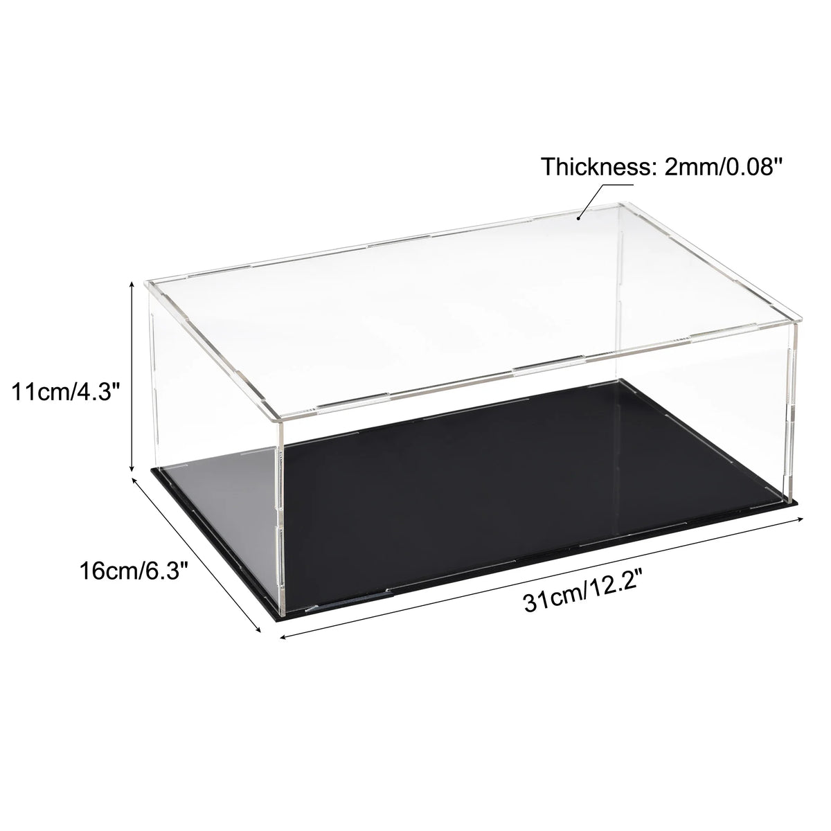 Assembled Acrylic Display Case For Collectible Figures