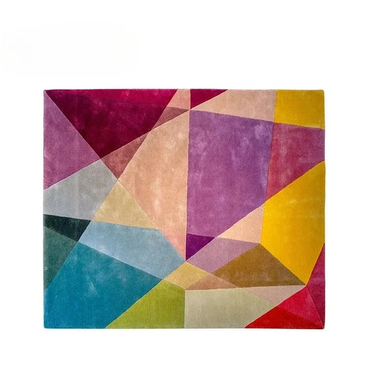 Facaishu Geometric Plush Area Rug For Bedroom And Living Room