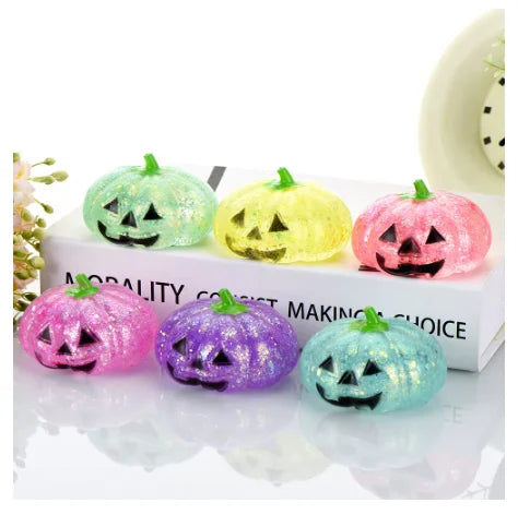 Halloween Pumpkin Squishy Toy Slow Rebound Stress Relief Ball