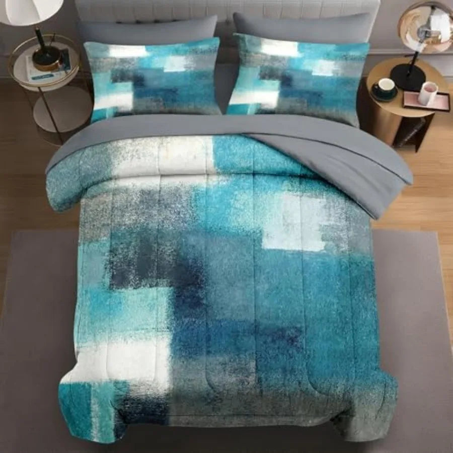 Premium Jacquard Comforter Set With Pillowcases And Shams