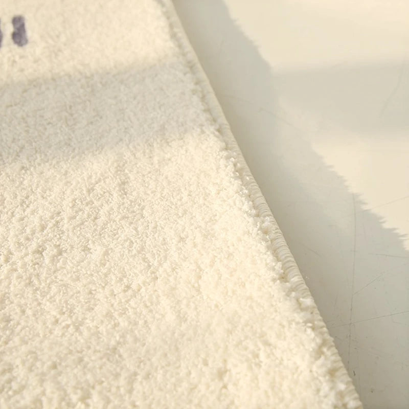 French Style Round Plush Carpet For Bedroom And Living Room