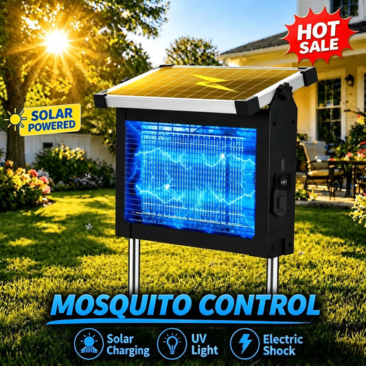 Waterproof Solar Bug Zapper For Outdoor Garden And Patio