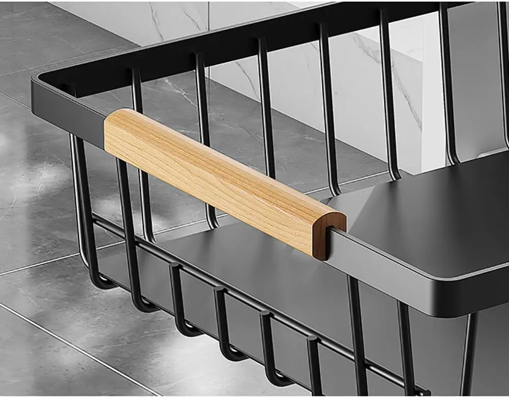 Garvee Stainless Steel Cabinet Slide Organizer Basket For Kitchen