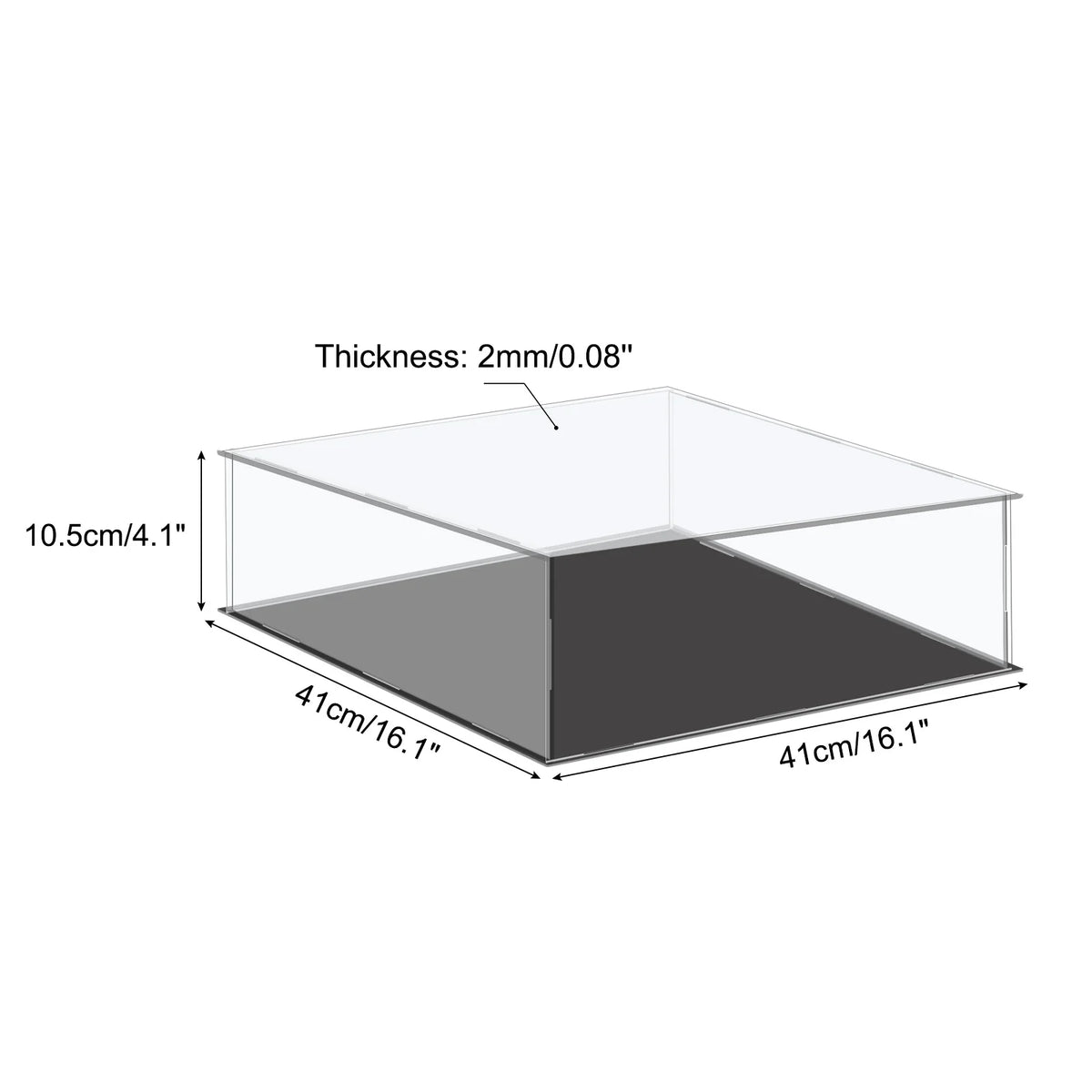 Assembled Acrylic Display Case For Collectible Figures