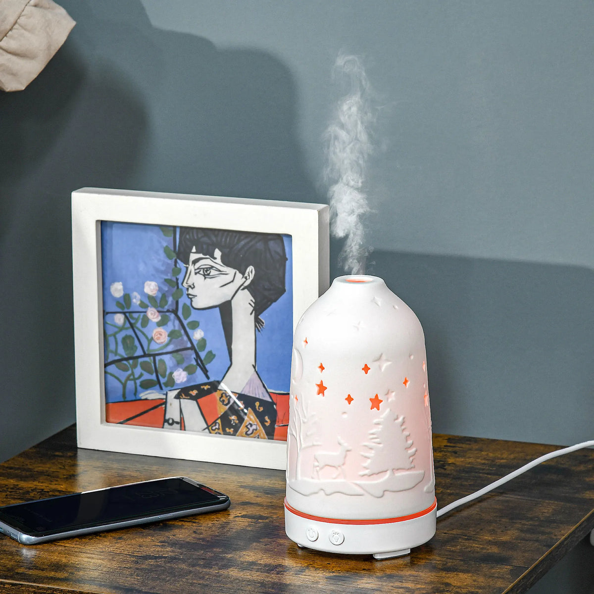 Ultrasonic Aromatherapy Diffuser And Essential Oil Humidifier