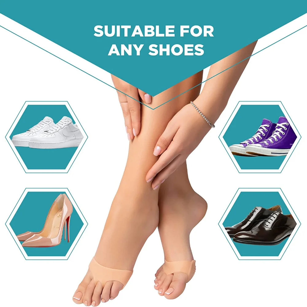 Silicone Gel Toe Separator For Bunion Correction And Relief