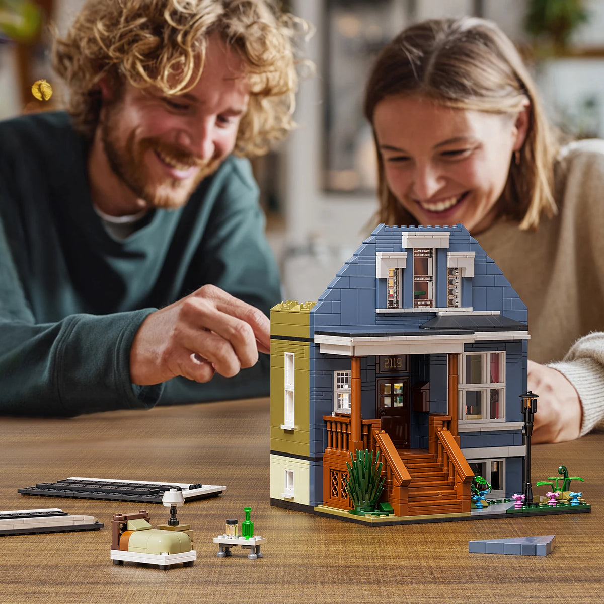 Architecture Model Building Blocks Desktop Decor DIY Gift Set