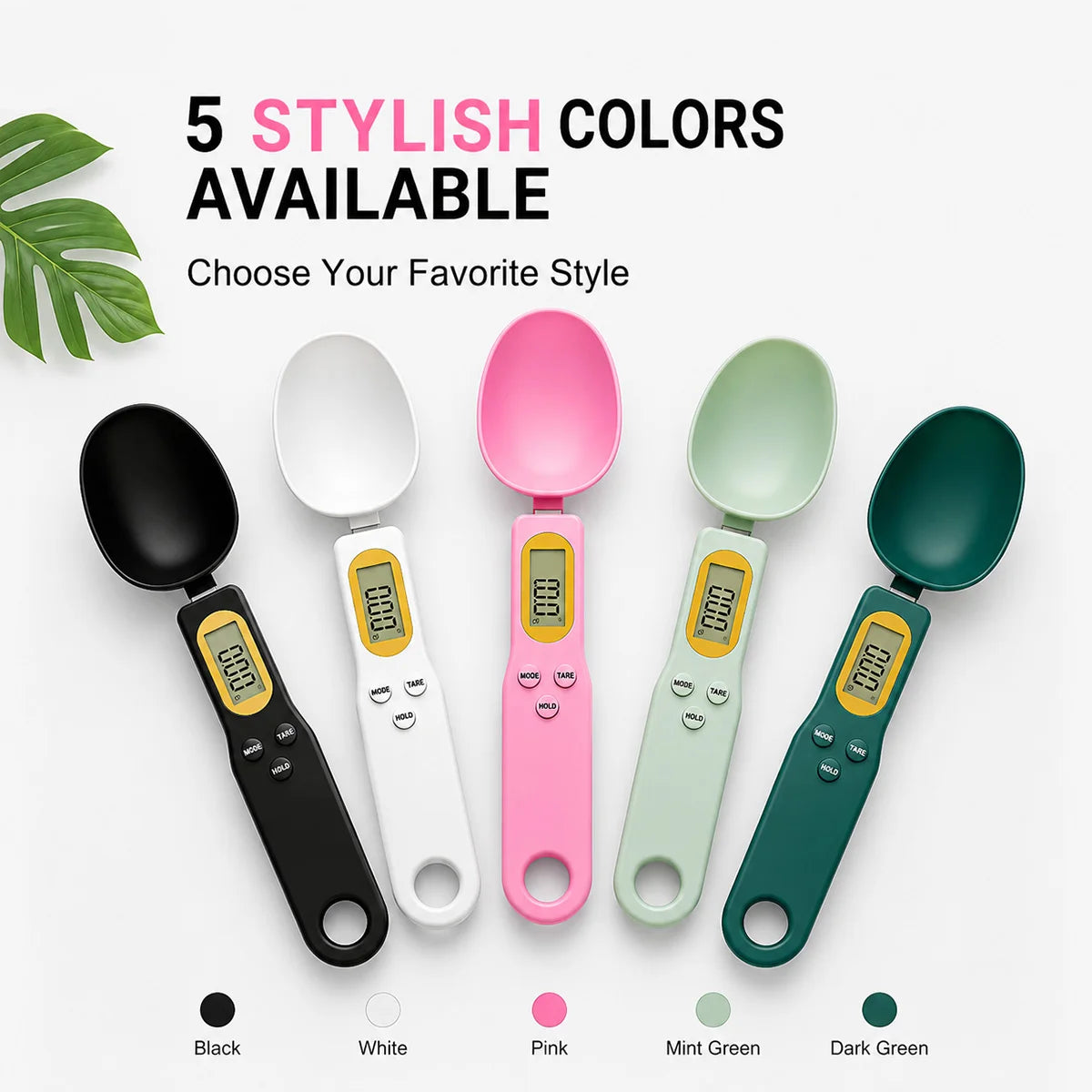 Digital Measuring Spoon Scale With LCD Display For Kitchen Use