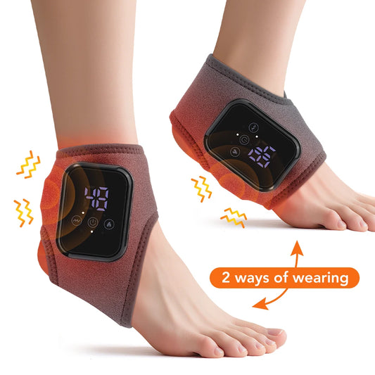 Portable Electric Heating Foot And Ankle Vibration Massager