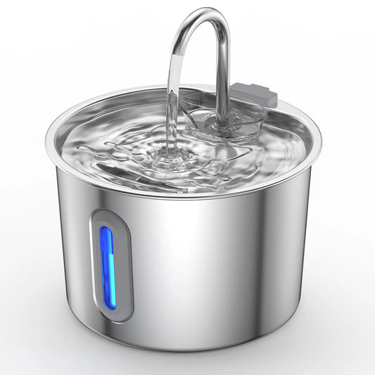 Premium Stainless Steel Automatic Pet Water Fountain With Filter