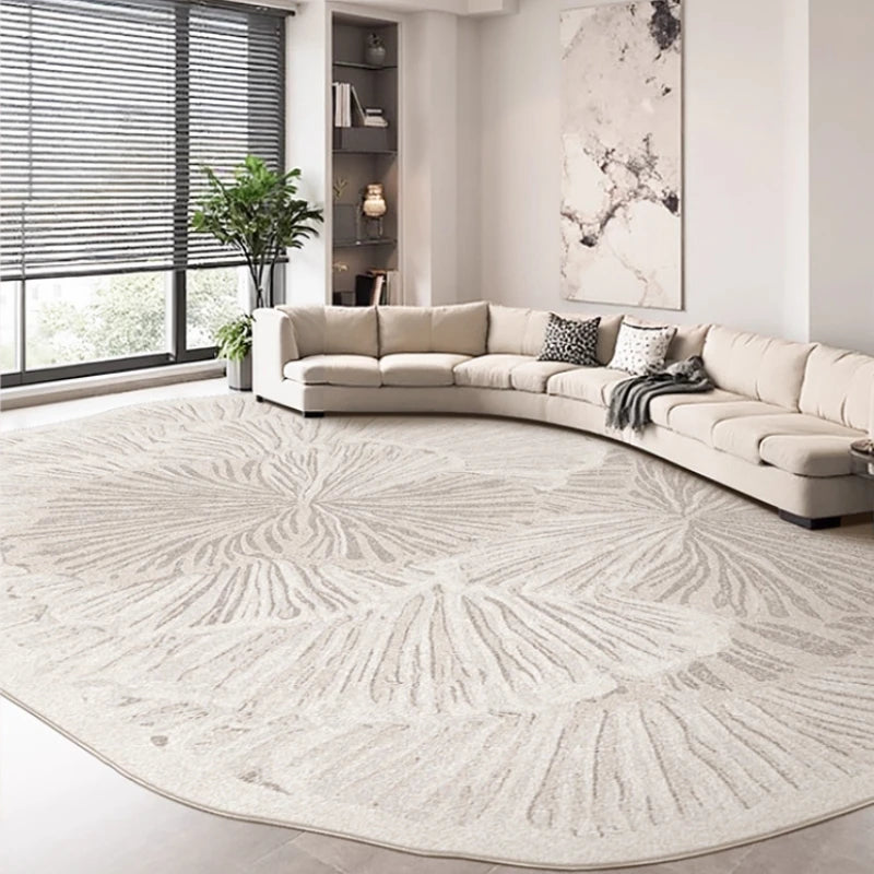 French Style Plush Stripe Carpet for Bedroom and Living Room Decor