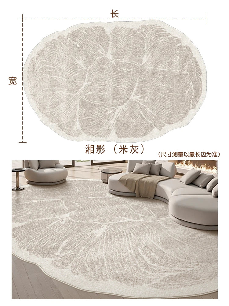 French Style Plush Stripe Carpet for Bedroom and Living Room Decor