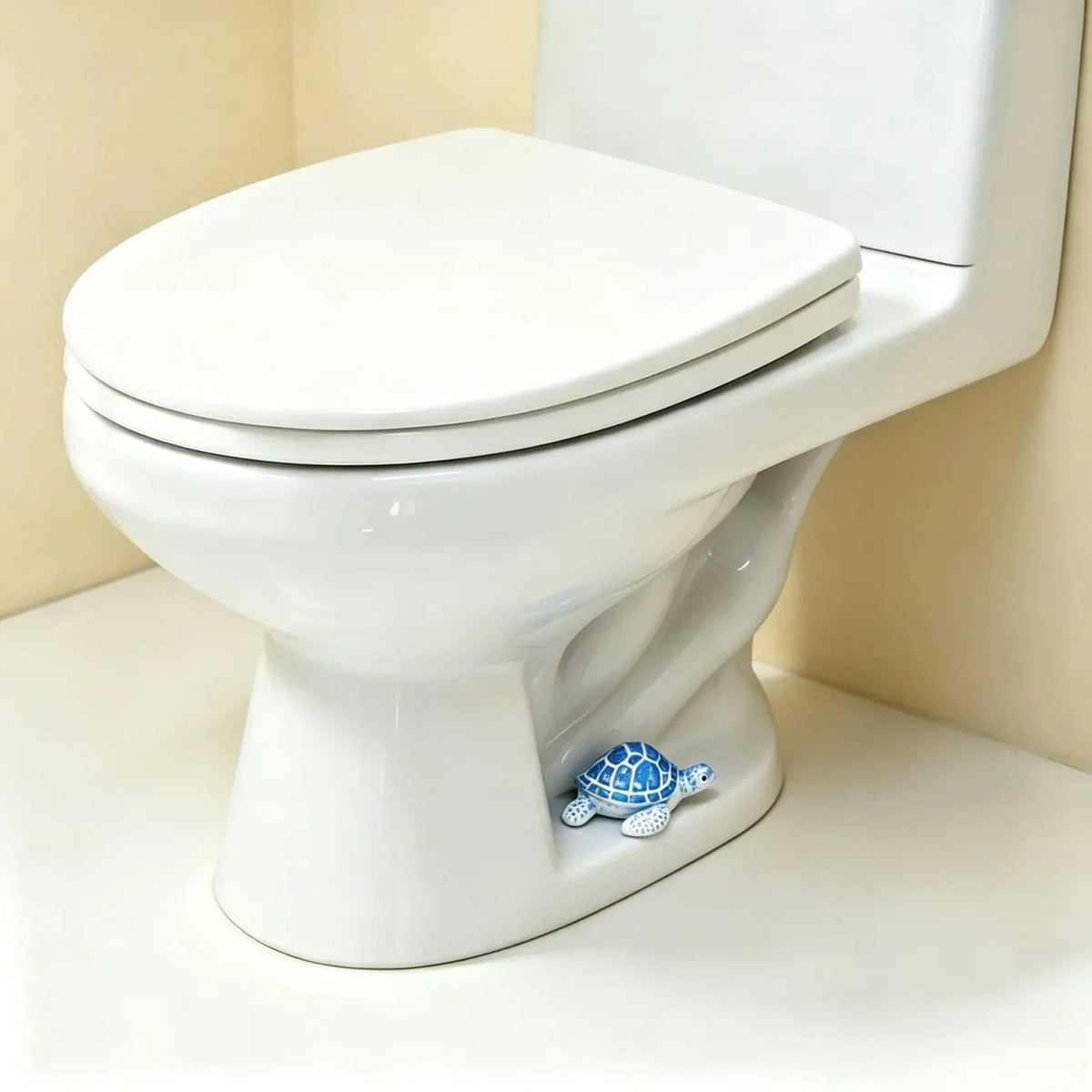 Decorative Toilet Bolt Caps Featuring Turtle And Frog Designs
