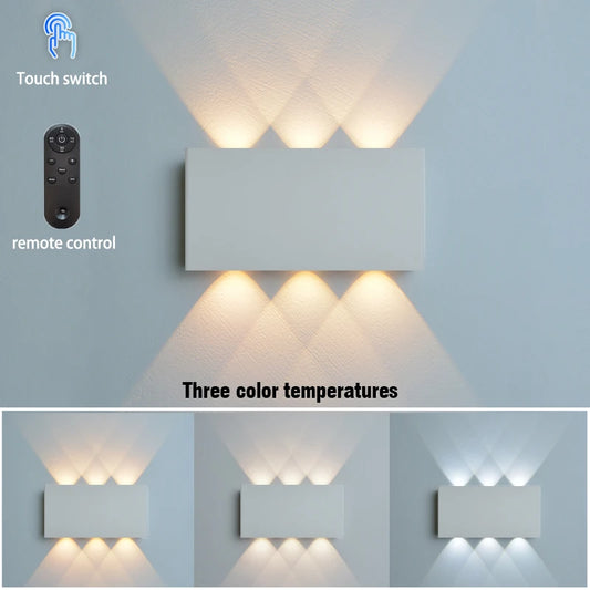 Modern Magnetic Rechargeable Led Wall Lamp Touch Control Wireless Lighting