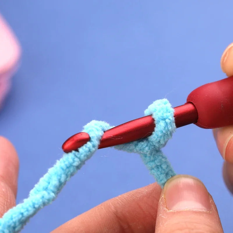 Ergonomic Aluminum Crochet Hooks Set For Comfortable Crafting
