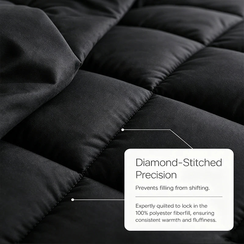EasYum Soft Brushed Polyester Comforter And Sheets Bedding Set