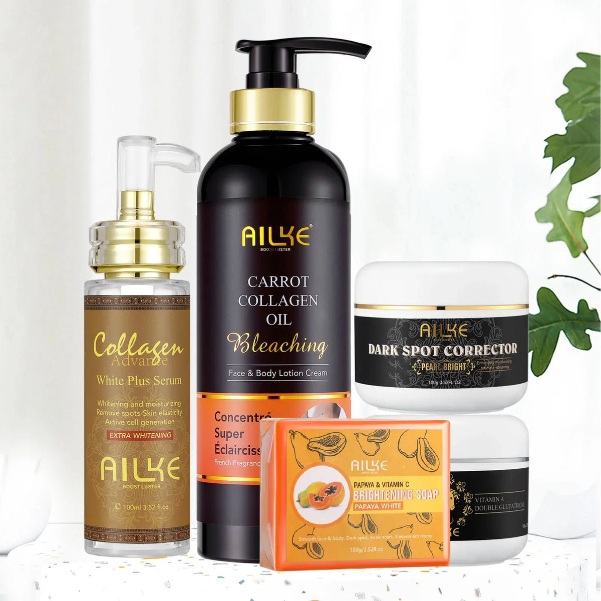 Ailke Collagen Five In One Brightening Skin Care Set