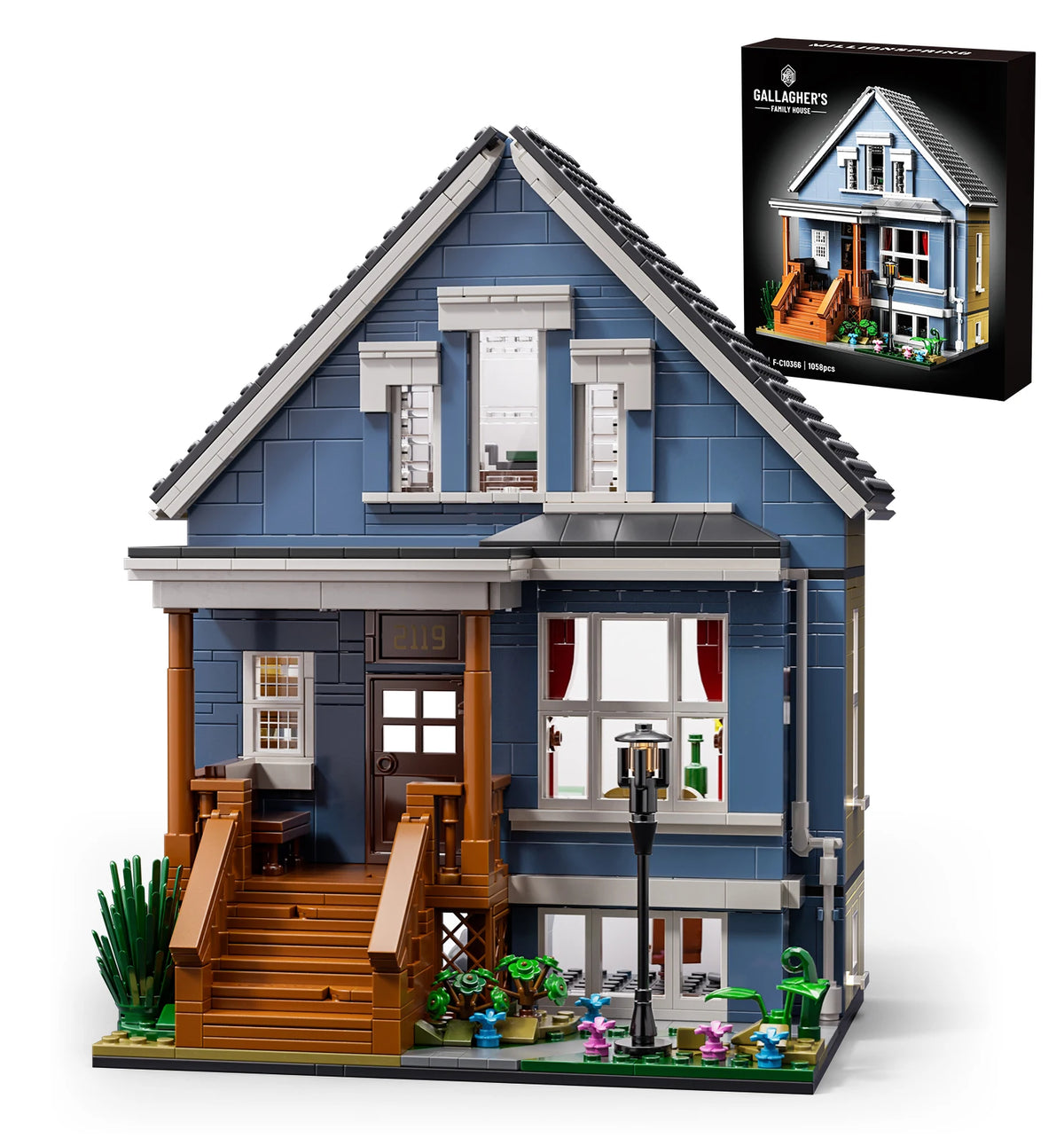 Architecture Model Building Blocks Desktop Decor DIY Gift Set
