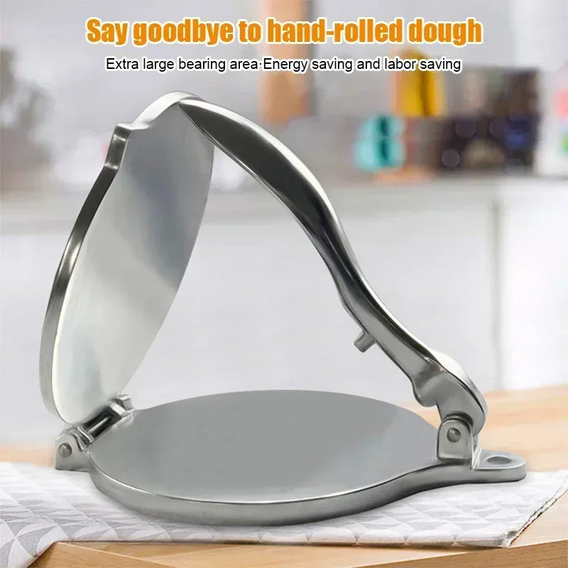 Buyyes Stainless Steel Manual Tortilla Press Dough Tool
