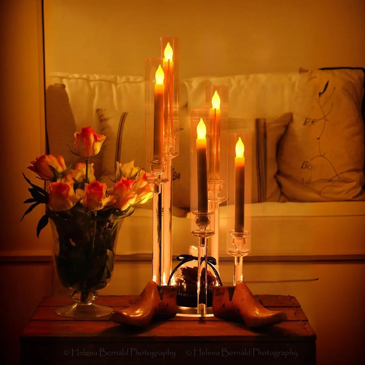 Vincigant 5 Arm Acrylic Candelabra Centerpiece For Wedding Decor